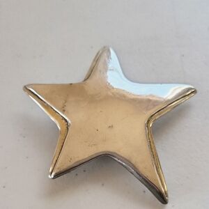 Vintage Bat Ami Israel Sterling 925 Star Brooch And Pendant